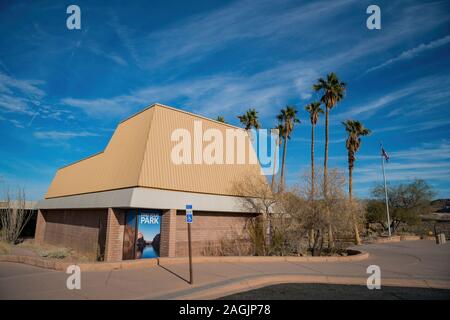 Boulder City, DEZ 25: Außenansicht des Lake Mead Besucherzentrum am 25.Dezember 2017 in Boulder City, Nevada Stockfoto