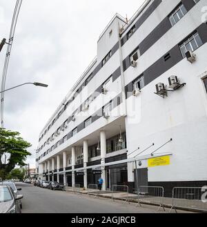 Santos - SP, Brasilien - 18. November 2019: Urbano Caldeira Stadion, auch bekannt als Vila Belmiro. Fußball-Stadion von Santos. Stockfoto