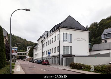 A. Lange & Sohne ist ein Uhrenhersteller in der Uhr Stadt Glashutte, Hersteller von Luxus Armbanduhren. Stockfoto