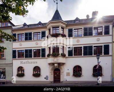 Rathaus der Stadt Glashütte im Sächsischen Erzgebirge Switzerland-Eastern Bezirk Stockfoto