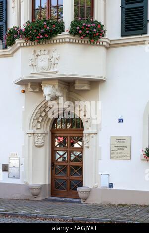 Rathaus der Stadt Glashütte im Sächsischen Erzgebirge Switzerland-Eastern Bezirk Stockfoto