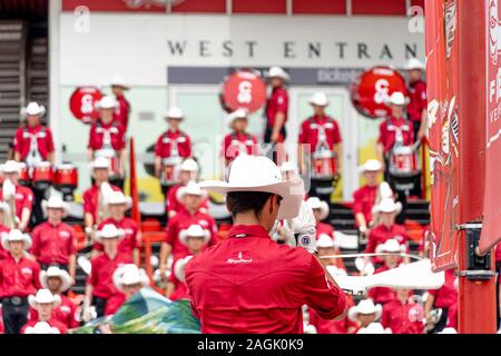 Juli 13, 2019 - Calgary, Alberta, Kanada - Calgary Stampede Showband durchführen bei der Calgary Stampede Stockfoto