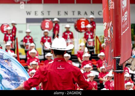 Juli 13, 2019 - Calgary, Alberta, Kanada - Calgary Stampede Showband durchführen bei der Calgary Stampede Stockfoto