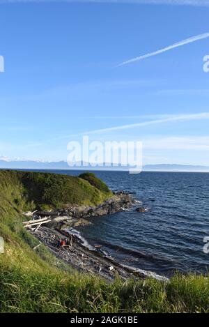 Blick auf die Küste von Oregon Highway 101. Stockfoto