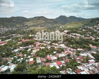 Stadt matagalpa in Nicaragua Antenne drone Ansicht Stockfoto