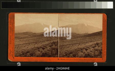 Mt Shasta, Ansicht von Shasta Valley, Siskiyou Co, Cal Mt. Shasta, Ansicht von Shasta Valley, Siskiyou Co., Cal.; Mt. Shasta, Ansicht von Shasta Valley, Siskiyou Co., Cal. Stockfoto