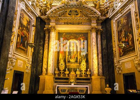 Kapelle in der Kathedrale Sainte-Reparate in Nizza Frankreich Stockfoto