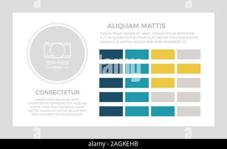 Eingestellt von dunklem Blau, Türkis und gelb Elemente für Info grafische Präsentation mit Diagrammen, Bilderrahmen, Grafiken, Schritte, Pfeile. Stock Vektor