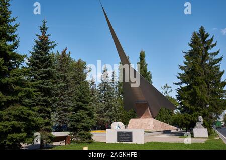 Denkmal für den Piloten der Ostsee, Kaliningrad, ehemaliges Königsberg, Oblast Kaliningrad, Russland Stockfoto