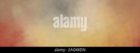 Vintage abstrakte gemalten Hintergrund mit dunklem Khaki, Sienna und kräftigen Farben und Raum für Text oder Bild. Kann als horizontale Hintergrund te verwendet werden. Stockfoto
