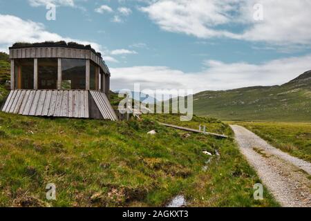 North Harris Eagle Observatory, Schlank Meavaig, Insel Harris, Outer Hebrides, Schottland Stockfoto