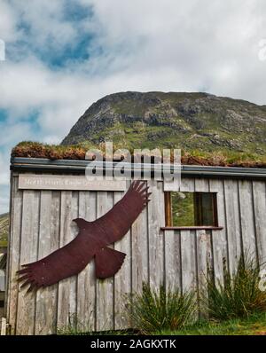 North Harris Eagle Observatory, Schlank Meavaig, Insel Harris, Outer Hebrides, Schottland Stockfoto