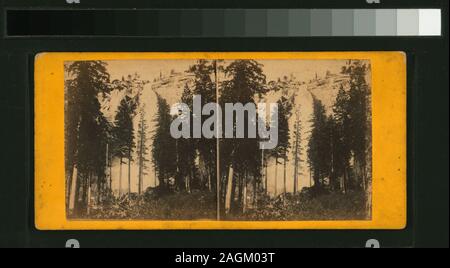 Nevada Fall, 600 Fuß hoch, E. and H. T. Anthony & Co.; Nevada Fall, 600 Meter hoch. Stockfoto