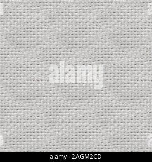 Hintergrund der weißen textilen Textur. Nahtlose Muster. Makro Foto. Stockfoto