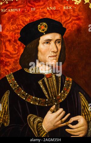 England, Porträt von König Richard III (1452-85), die durch unbekannte Künstler Stockfoto