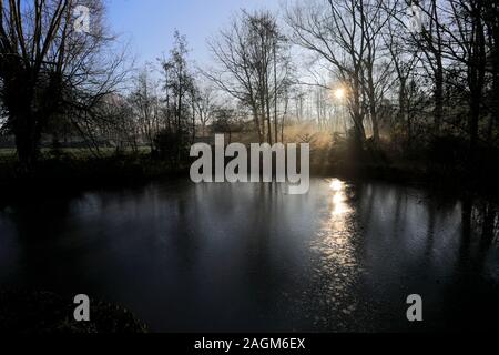 Herbst Blick über New Park, Melton Mowbray, Leicestershire, England; Großbritannien; UK Stockfoto