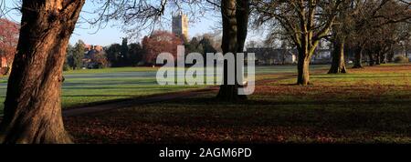 Herbst Blick über New Park, Melton Mowbray, Leicestershire, England; Großbritannien; UK Stockfoto
