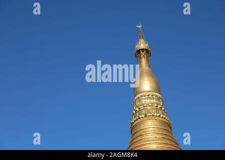 YANGON/MYANMAR - 26 Aug, 2019: Shwe Dagon Pagode, Yangon, Myanmar. Stockfoto