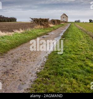 St Peters Kapelle, Bradwell Stockfoto