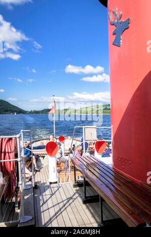 Fähre in Lake District Stockfoto