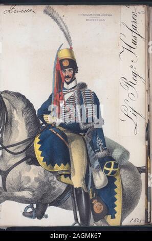 Norwegen und Schweden Soldat, 1825-27; Norwegen und Schweden Soldat, 1825-27. Stockfoto