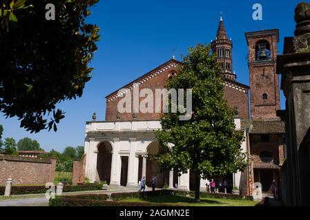 Mailand, Italien, Chiaravalle, 01. Juni 2019: Die Abtei von Chiaravalle Stockfoto