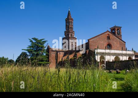 Mailand, Italien, Chiaravalle, 01. Juni 2019: Die Abtei von Chiaravalle Stockfoto