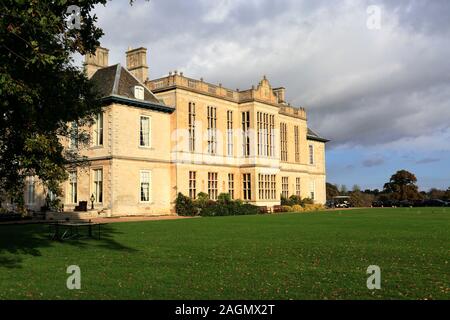 Herbst in Stapleford Park Country House Hotel, Leicestershire, Großbritannien Stockfoto