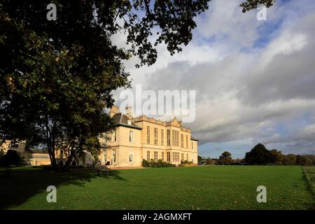 Herbst in Stapleford Park Country House Hotel, Leicestershire, Großbritannien Stockfoto