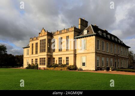 Herbst in Stapleford Park Country House Hotel, Leicestershire, Großbritannien Stockfoto