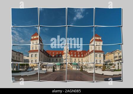 Das Kurhaus Binz wurde 1890 eröffnet. Heute ist es ein Luxushotel an der Ostsee, Binz, Insel Rügen, Mecklenburg-Vorpommern, Deutschland, Europa Stockfoto