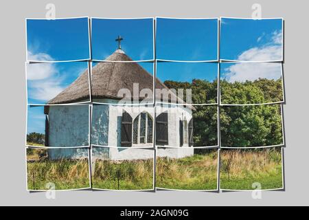 Die Kapelle im Fischerdorf Vitt war von 1806 bis 1816, Insel Rügen, Mecklenburg-Vorpommern, Deutschland, Europa Stockfoto