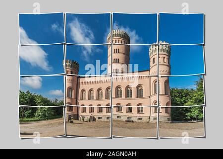 Das Jagdschloss Granitz, wurde zwischen 1838 und 1846 erbaut, Insel Rügen, Mecklenburg-Vorpommern, Deutschland, Europa Stockfoto