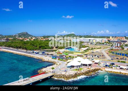 Der Karibik. Die Insel Curacao. Curacao ist ein tropisches Paradies, in den Antillen in der Karibik Stockfoto