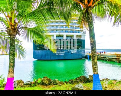 Puerto Limon, Costa Rica - Dezember 9, 2019: Holland America Kreuzfahrtschiff Eurodam Stockfoto