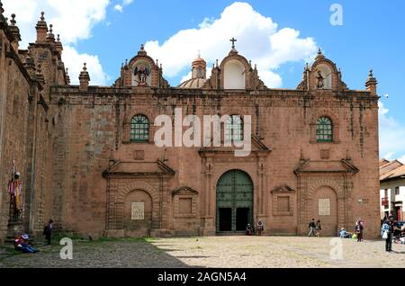 Die Kirche von Triumph oder Iglesia del Triunfo an der Plaza de Armas entfernt, die älteste Kirche in Cusco in Peru Stockfoto