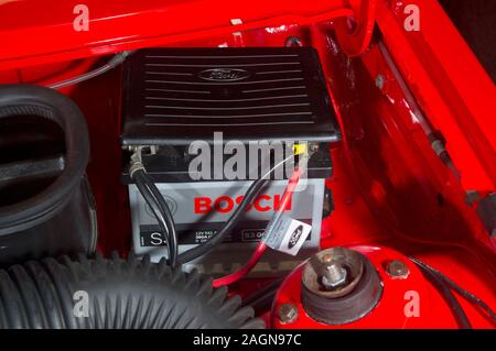 1983 Mark 3 Ford Escort RS1600i Fahrzeug mit Heißluke im Retro-Design Stockfoto