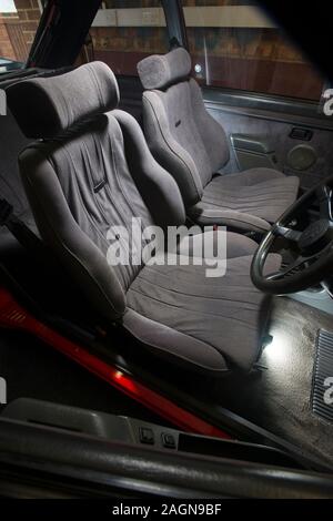 1983 Mark 3 Ford Escort RS1600i Fahrzeug mit Heißluke im Retro-Design Stockfoto