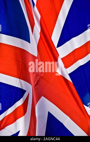 Union Jack Flagge, London; England; uk, Stockfoto