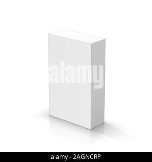 Weißen Quader. Vektorgrafiken Stock Vektor