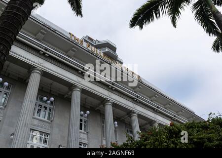 Äußere des Fullerton Hotel am Clarke Quay, Singapur Stockfoto