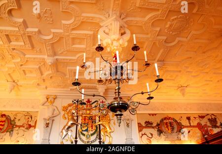 Iacobvs primvs britanniae in der Königliche Palast, das Schloss Edinburgh auf Castle Rock, Edinburgh Stockfoto