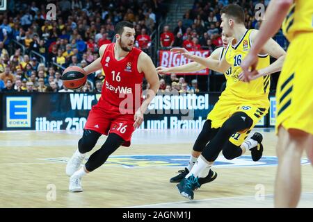 Berlin, Deutschland, 18. Dezember 2019: Paul Zipser des FC Bayern München Basketball in Aktion während der EuroLeague Basketball match Stockfoto