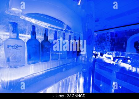 Minus5 Eisbar im The Shoppes at Mandalay Place, Las Vegas, NV, USA Stockfoto