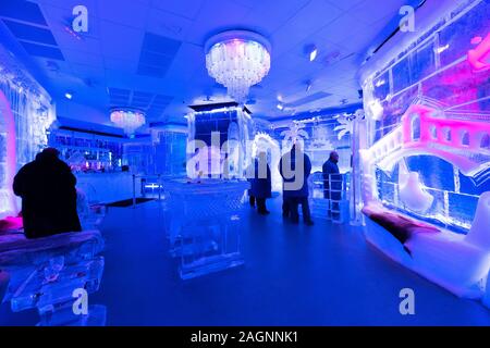 Minus5 Eisbar im The Shoppes at Mandalay Place, Las Vegas, NV, USA Stockfoto