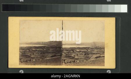 Panoramablick auf San Francisco, Nr. 10 aus der Ecke von Sacramento und Taylor Sts Panoramablick auf San Francisco, Nr. 10. Von der Ecke von Sacramento und Taylor Sts genommen.; Panoramablick auf San Francisco, Nr. 10. Von der Ecke von Sacramento und Taylor Sts genommen. Stockfoto