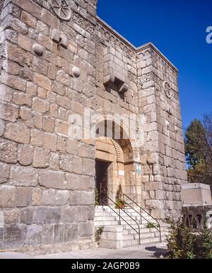 Syrien. Die St Paul's Chapel, Teil der Stadtmauern von Damaskus, von wo aus er über dem Stadttor in einem Brotkorb abgesenkt wurde, um aus Blasphemie zu fliehen. Stockfoto