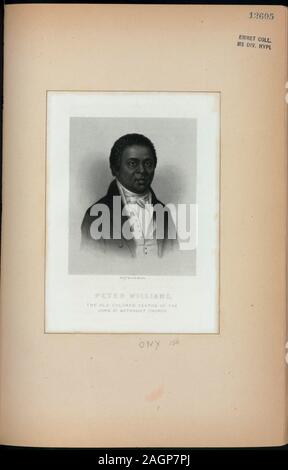Illustriert von Thomas Addis Emmet, 1880. Band 2 besteht aus Seiten 1-99 von 1865, quarto, Ausgabe der Arbeit, Band 3, Seiten 99-213, Band 5, Seiten 303-400. Zitat/Referenz: EM 12605; Peter Williams, der alte farbige Sexton des John St. methodistischen Kirche. Stockfoto