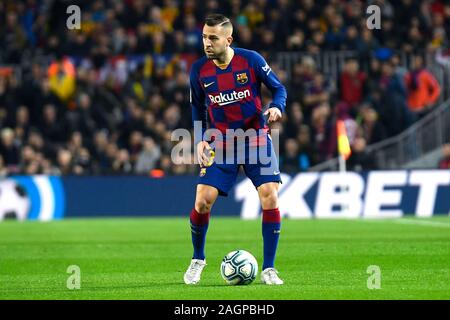 BARCELONA, 18-12-2019. LaLiga 2019 / 2020 Datum 10. Barcelona-Real Madrid. Jordi Alba des FC Barcelona Quelle: Pro Schüsse/Alamy leben Nachrichten Stockfoto