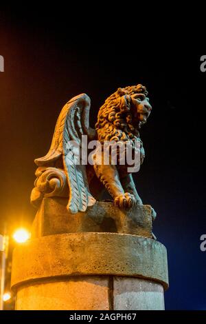 Geflügelter Löwe, Sheffield, Yorkshire, England, Großbritannien Stockfoto